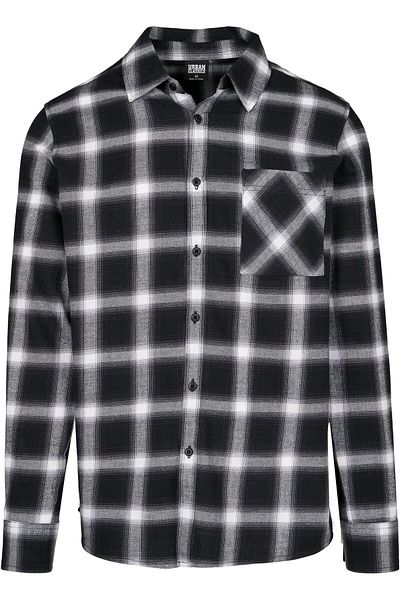 Urban Classics Herren Oversized Checked Shirt