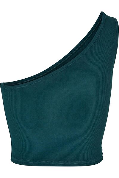 Urban Classics Damen Ladies Cropped Asymmetric Top