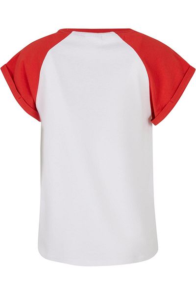 Urban Classics Damen Girls Contrast Raglan Tee