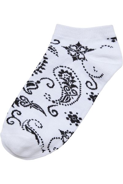 Urban Classics Unisex Bandana Pattern No Show Socks 5-pack