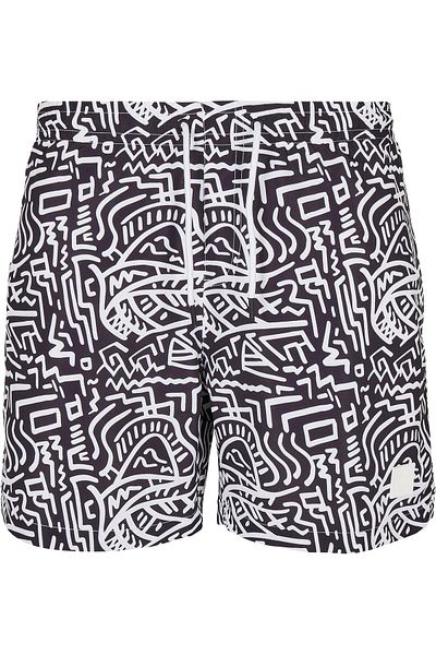 Urban Classics Herren Pattern Swim Shorts