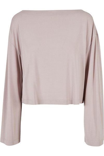 Urban Classics Damen Ladies Short Modal Bateau Necklinie Longsleeve