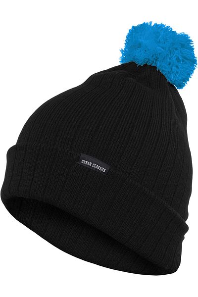 Urban Classics Unisex Contrast Bobble Beanie