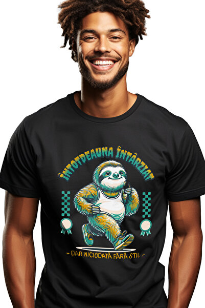 StoryGift Romania Tricou Barbati Intotdeauna Intarziat Dar Niciodata Fara Sti...