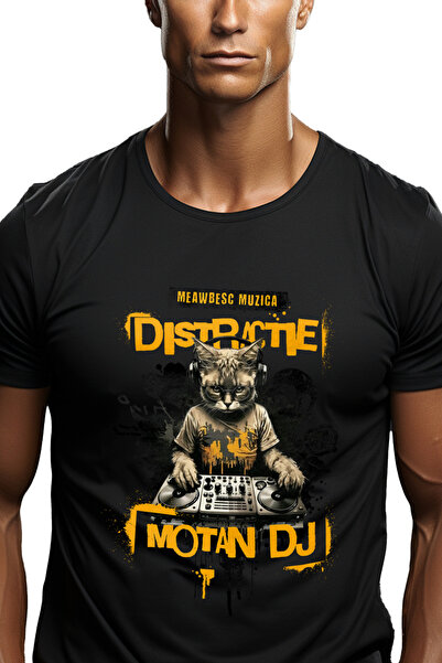 StoryGift Romania Tricou Barbati Meawbesc Muzica Distractie Dj Motan Iubitori...
