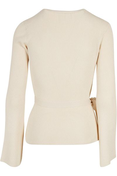 Urban Classics Damen Ladies Rib Knit Wrapped Cardigan