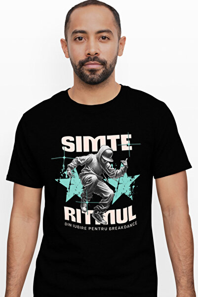 StoryGift Romania Tricou Barbati Dansator Breakdance Din Iubire Simte Ritmul ...