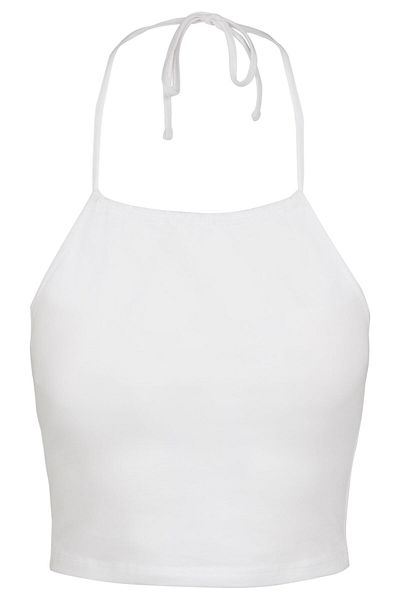 Urban Classics Damen Ladies Cropped Neckholder Top