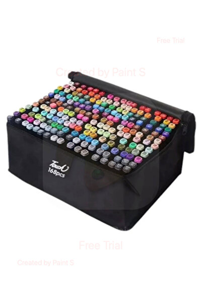 Rüya Gezegeni 168 Adet Çift Taraflı Profesyonel Marker Boya Kelem Seti 168'li...