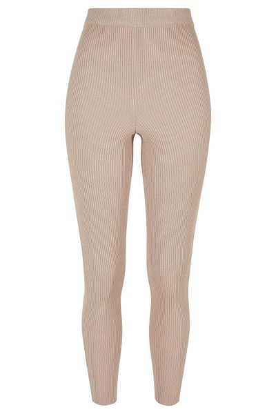 Urban Classics Damen Ladies Rib Knit Leggings