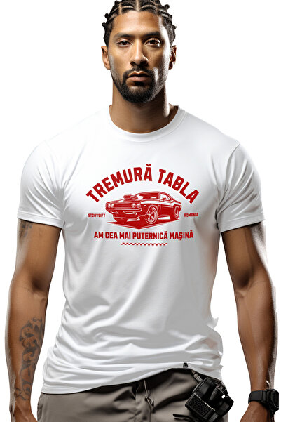 StoryGift Romania Tricou Barbati Tremura Tabla Masina Tunata Curse Ilegale Cu...