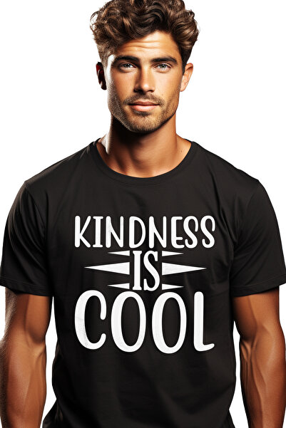 StoryGift Romania Tricou Barbati Cu Mesajul In Engleza "kindness Is Cool" - B...
