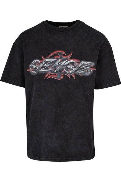 9N1M SENSE Herren Sense Tribal T-Shirt Washed