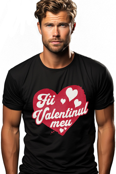StoryGift Romania Tricou Barbati Fii Valentinul Meu Cuplu Valentine's Day Cu ...