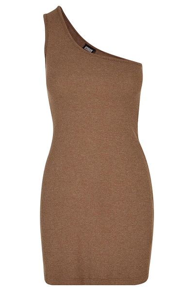 Urban Classics Damen Ladies Rib One Shoulder Dress