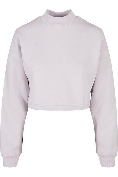 Urban Classics Damen Ladies Cropped Oversized Sweat High Neck Crew