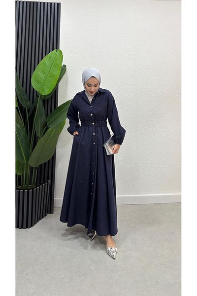 BRN IŞIK TESETTÜR Ραπαλίν Φόρεμα Hijab