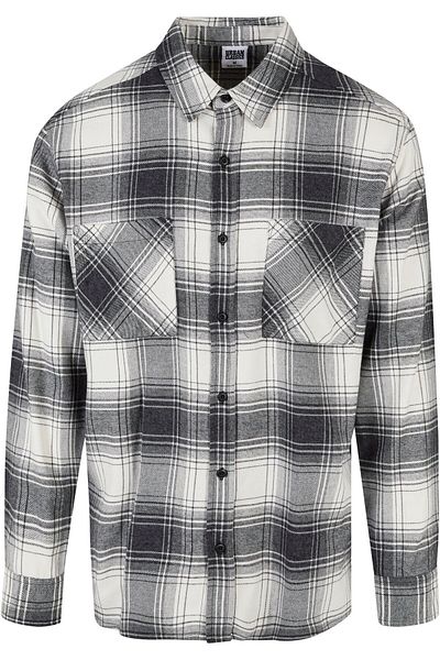 Urban Classics Herren Mock Check Shirt