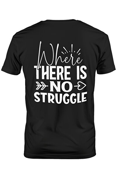 StoryGift Romania Tricou bărbătesc cu mesajul „unde nu există luptă” - Unde n...