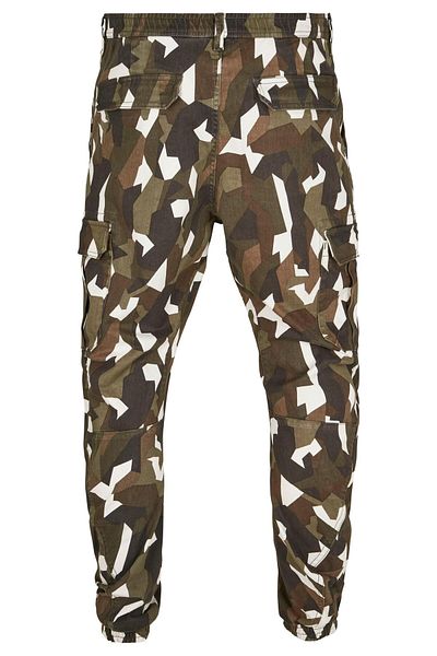 Urban Classics Herren Geometric Camo Stretch Twill Cargo Pants