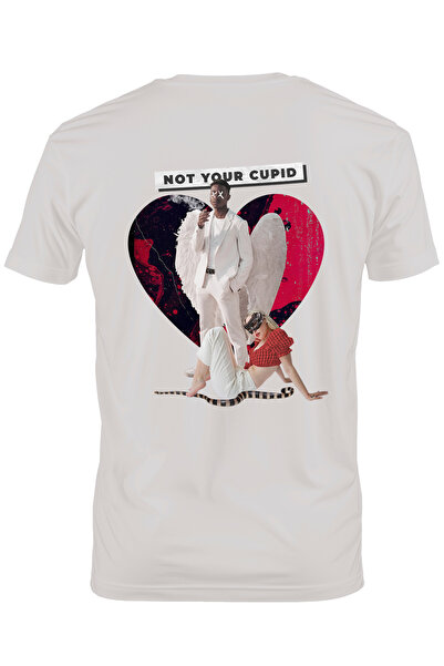 StoryGift Romania Ανδρικό T-shirt  "Όχι ο Κιούπιντον σου ", με στάμπα στην πλ...