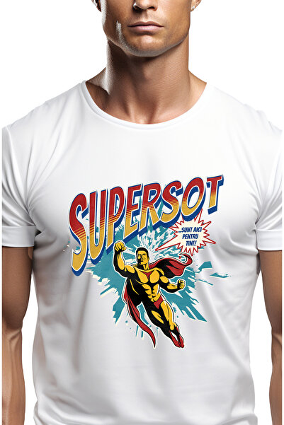 StoryGift Romania Tricou Barbati Super Sot Supererou Sunt Aici Pentru Tine Cu...