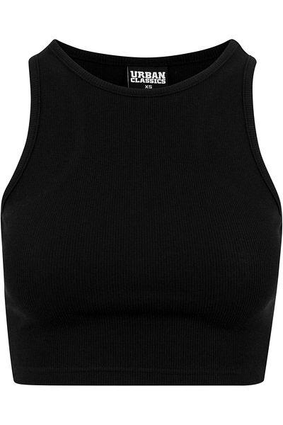 Urban Classics Damen Ladies Cropped Rib Top