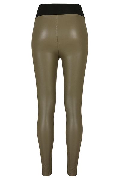 Urban Classics Damen Ladies Faux Leather High Waist Leggings