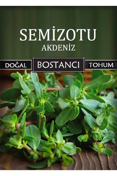 bostancı Yerli Semiz Otu Tohumu Doğal Yerli Semizotu Tohumu Pakette 100 gr