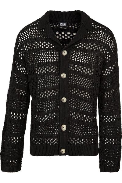 Urban Classics Herren Crocheted Cardigan