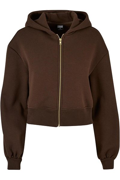 Urban Classics Damen Ladies Short Oversized Zip Jacket