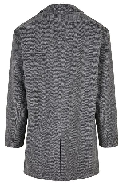 Urban Classics Klassischer Mantel mit Fischgrätenmuster für Herren