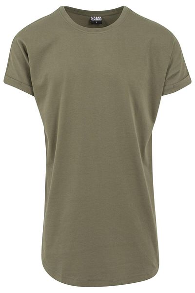 Urban Classics Herren Long Shaped Turnup Tee
