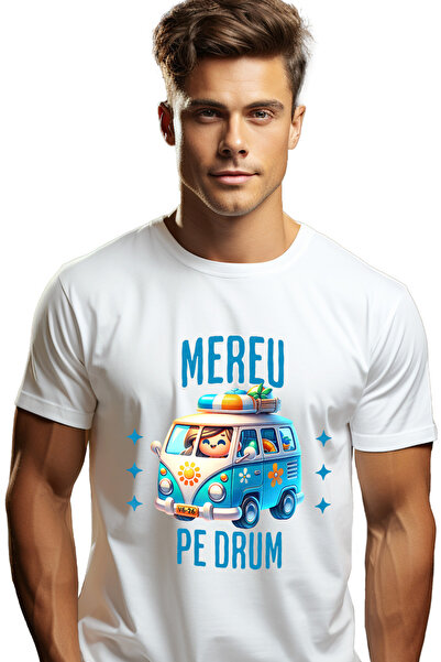 StoryGift Romania Tricou Barbati Mereu Pe Drum Fata In Calatorie Aventura Cu ...