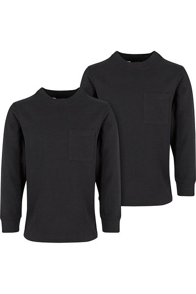 Urban Classics Boys Heavy Oversized Pocket Longsleeve 2-Pack