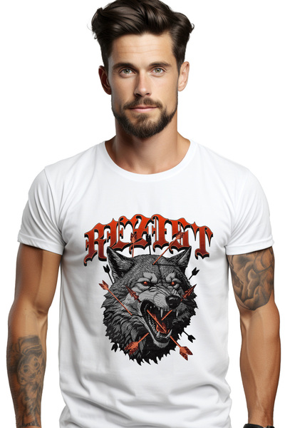 StoryGift Romania Tricou Barbati Lupt Ranit Cu Sageti Mesaj Motivational Rezi...