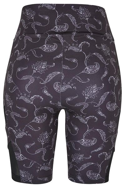 Urban Classics Damen Ladies High Waist Tech Mesh Aop Cycle Shorts