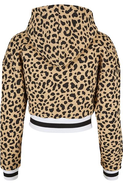 Urban Classics Damen Ladies Short Aop College Hoody