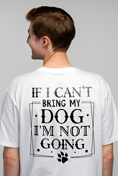 StoryGift Romania Men's T-Shirt With the Message "If I Can't Bring My Dog, I'...