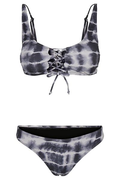 Urban Classics Damen Ladies Lace Up Tie Dye Bikini