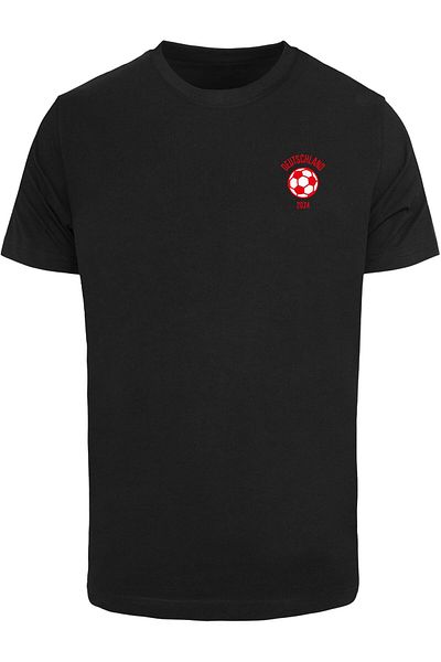Mister Tee T-Shirt mit einfarbigem Fußball-Bären-Print
