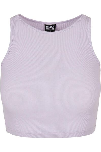 Urban Classics Damen Ladies Cropped Rib Top