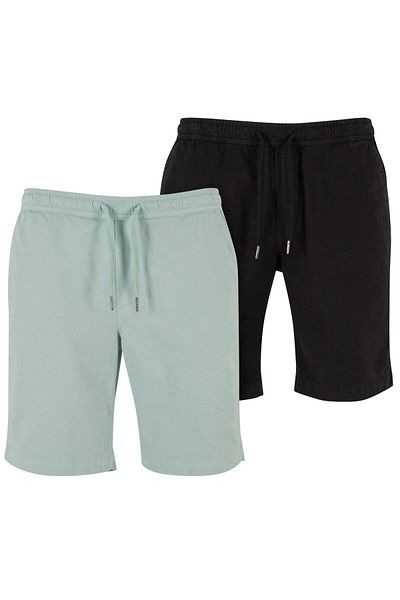 Urban Classics Stretch Twill Joggshorts 2-pack