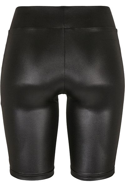 Urban Classics Damen Ladies Synthetic Leather Cycle Shorts