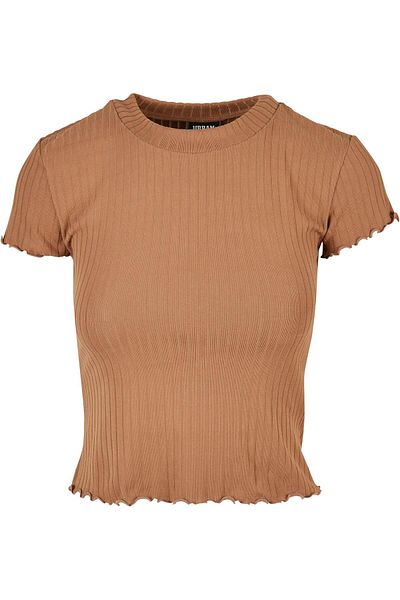 Urban Classics Damen Ladies Short Rib Tee