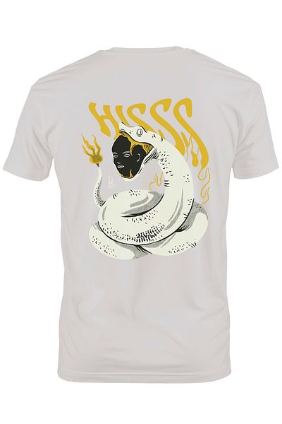 StoryGift Romania Tricou Barbati Moderna Cu Mesaj Realistic Chip Bizar Sarpe, Cu Imprimeu Pe Spate, 100% Bustg