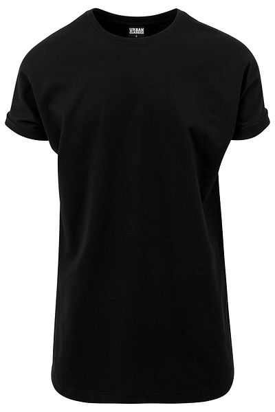 Urban Classics Herren Long Shaped Turnup Tee