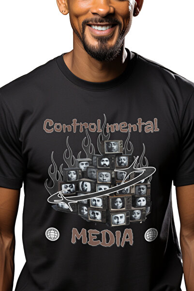 StoryGift Romania Tricou Barbati Televizoare Vintige Iluzie Control Mental. M...