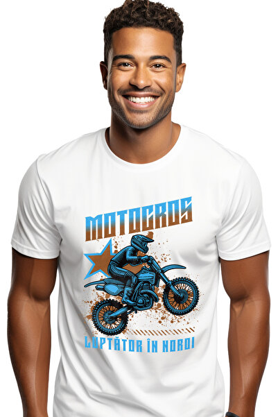StoryGift Romania Tricou Barbati Luptator În Noroi Barbat Motocros Sport Vite...