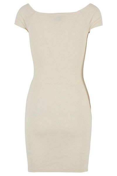 Urban Classics Damen Ladies Off Shoulder Rib Dress